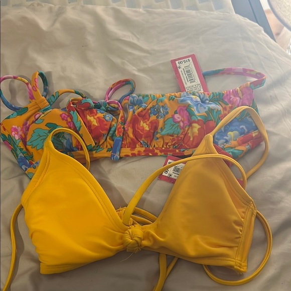 Xhilaration Yellow Bikini Swimwear - Picture 1 of 5